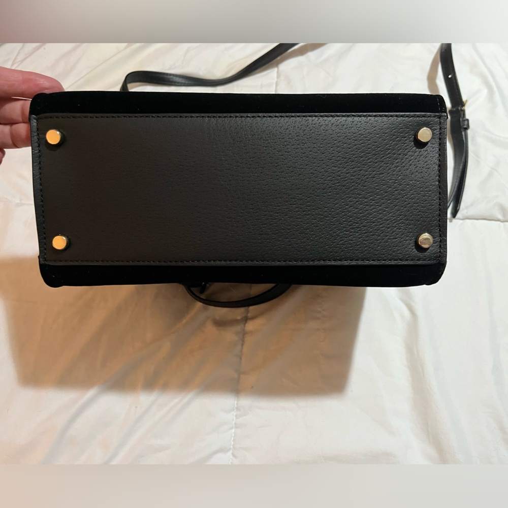 Kate Spade- black velvet ‘Thompson Street’ bag. NWT. - Picture 7 of 7